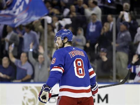 From one Rangers captain to another: Jacob Trouba earns NHL's .
